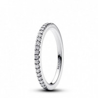 PANDORA Anillo en Plata de Ley Banda Brillante 192999C01
