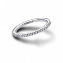Pandora Anillo en plata de ley Banda Brillante 192999C01