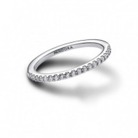 PANDORA Anillo en Plata de Ley Banda Brillante 192999C01