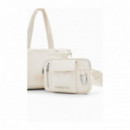 DESIGUAL Bolso Blanco 24WAXY37-1021