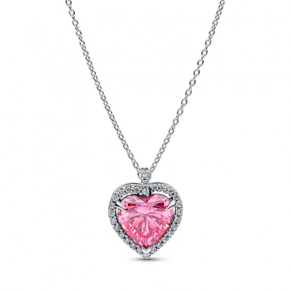 PANDORA Collar de Plata de Ley con Forma de Corazón 394414C01