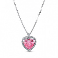 PANDORA Collar de Plata de Ley con Forma de Corazón 394414C01