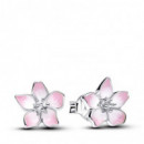 PANDORA Pendientes de Botón Flor de Cerezo 294370C01
