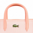 Bolso tote mini de rayas L.12.12 Concept