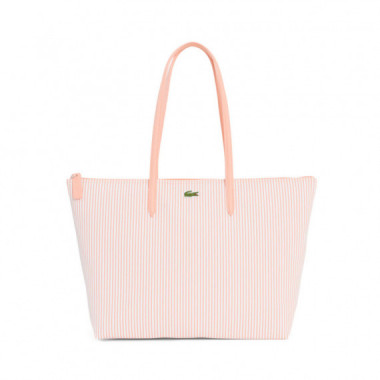 Bolso tote grande de rayas L.12.12 Concept