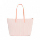 Bolso tote grande de rayas L.12.12 Concept