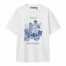 Camiseta Relaxed Fit  Estampado Santorini  ANTONY MORATO