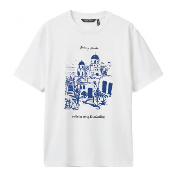 Camiseta Relaxed Fit  Estampado Santorini  ANTONY MORATO
