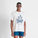 Camiseta Relaxed Fit  Estampado Santorini  ANTONY MORATO