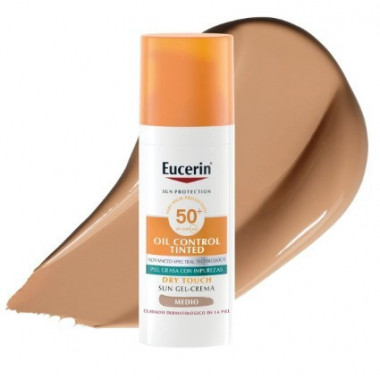 Eucerin Sun Oil Control Color 50+  BDF