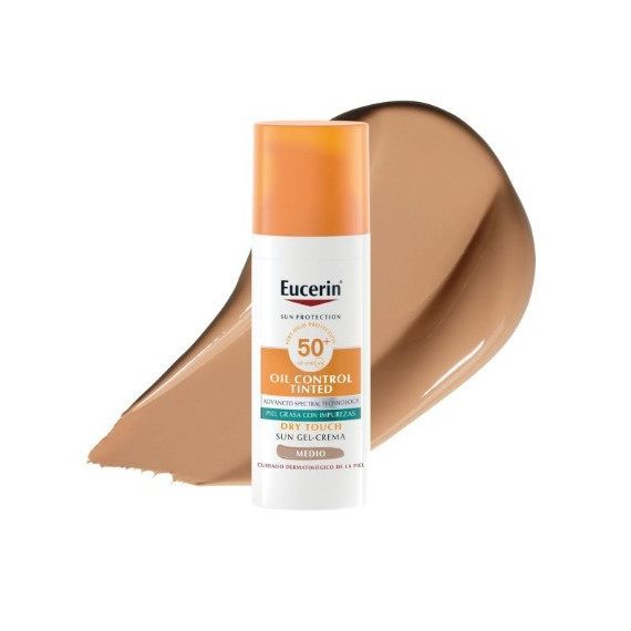 Eucerin Sun Oil Control Color 50+  BDF