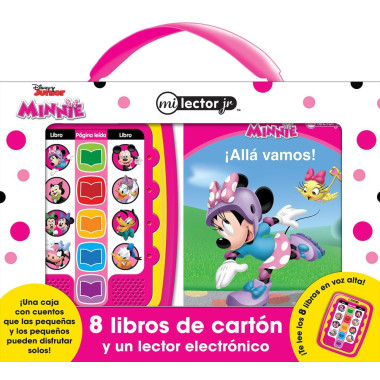 DISNEY JR MINNIE MI LECTOR JR 8 LIBROS DE CARTON Y UN