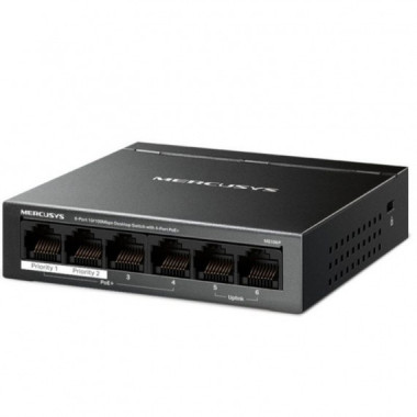 MERCUSYS SWITCH 6-PORT NO GESTIONABLE MS106P