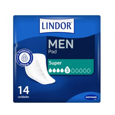 Lindor Men Pad Super 5 Gotas 14 Unidades  HARTMANN