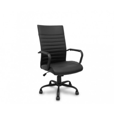 Sill&oacute;n de Direcci&oacute;n Piqueras y Crespo OPTI527 con Mecanismo Basculante, S&iacute;mil Piel Negra
