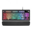Teclado Mars Gaming Compacto TKL Retroiluminado LED RGB Negro (MKAXES)