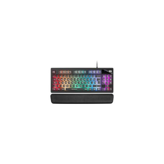 Teclado Mars Gaming Compacto TKL Retroiluminado LED RGB Negro (MKAXES)
