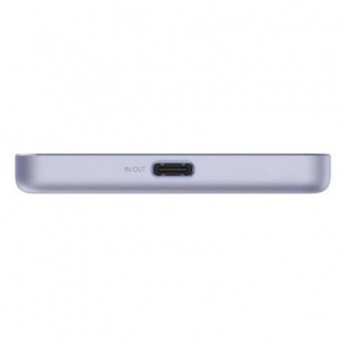 Bater&iacute;a Externa Xiaomi UltraSlim 5000mAh Violeta con Carga R&aacute;pida y MagSafe