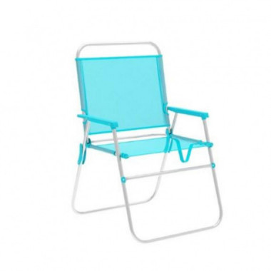 Silla Plegable Aktive de Aluminio Aguamarina 56x52x80 cm