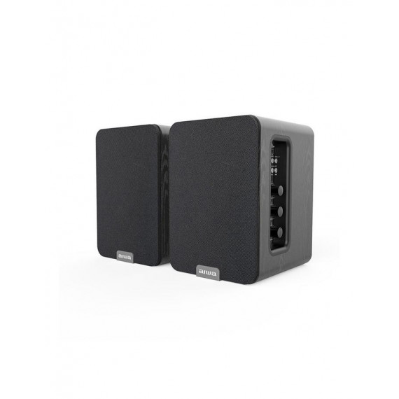 Altavoces AIWA ASP-A200 Bluetooth, 2x25W RMS, Negro