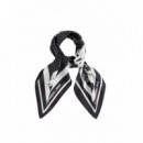 KARL LAGERFELD - Ikon Choup Silk Scarf - 999 - B3W33037/999