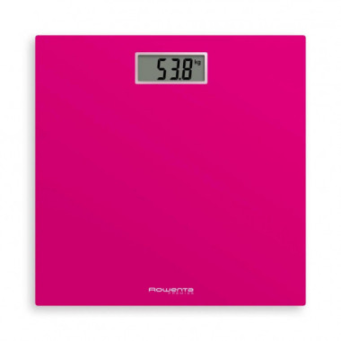 ROWENTA BS1403V0 Premiss B&aacute;scula de Ba&ntilde;o Extraplana Fucsia 150KG