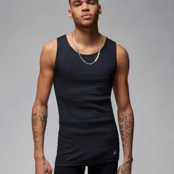 JORDAN Camisillas Negras Básicas Hombre (2 Unidades)