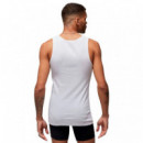 JORDAN Camisillas Blancas Básicas Hombre (2 Unidades)