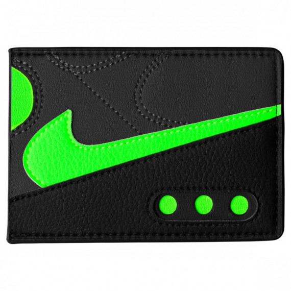NIKE Porta Tarjetas Air Max 90 Negro Verde