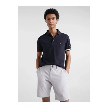 Polos Flag Cuff Slim Polo  TOMMY HILFIGER