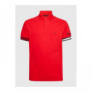 Polos Flag Cuff Slim Polo  TOMMY HILFIGER