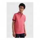 Polos Flag Cuff Slim Polo  TOMMY HILFIGER