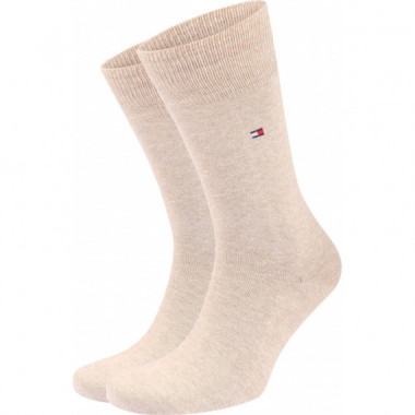 Th Men Sock Classic 2P Sand  TOMMY HILFIGER