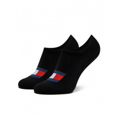 TH UNI TJ FOOTIE 2P FLAG BLACK