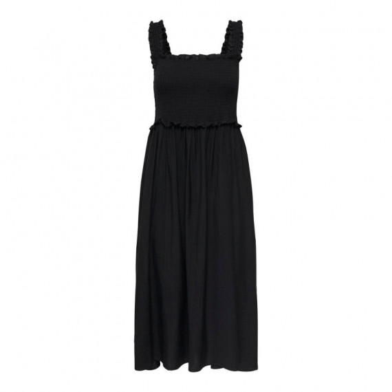 Vestidos Vestido Largo ONLY Onllumira Black Smock Detail