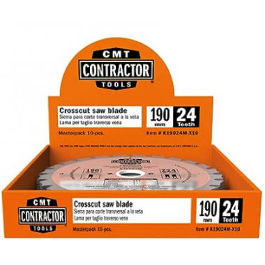 Disco Sierra Contractor Cmt - 190 Mm X 30 Mm - ?k16024h-x10