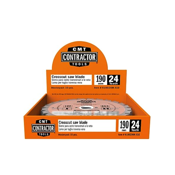 Disco Sierra Contractor Cmt - 190 Mm X 30 Mm - ?k16024h-x10