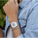 CASIO B640WDG-7 Reloj Digital Unisex - Caja Plateada con Esfera Brillante, Pulsera de Acero Inoxidable, Retro, Wr 50M