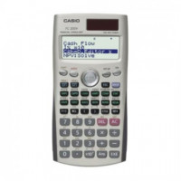 Casio FC-200V Calculadora Financiera Profesional – Interés Compuesto, Flujo de Caja, Amortización, Estadísticas, Batería Solar