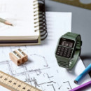 CASIO CA-53WF-3B – Reloj Digital Unisex con Calculadora, Verde Militar, Estilo Retro Vintage, Wr, Correa de Resina
