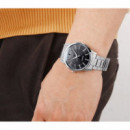 CASIO MTP-1303PD-1AV Reloj Analógico para Hombre - Esfera Negra, Estilo Clásico, Acero Inoxidable y Wr 50M