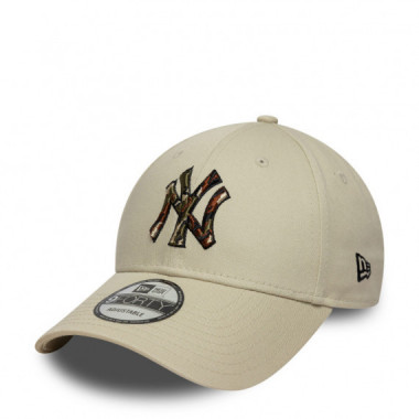 New Era Gorra de lino 9FORTY 60771850-LIGHT BEIGE