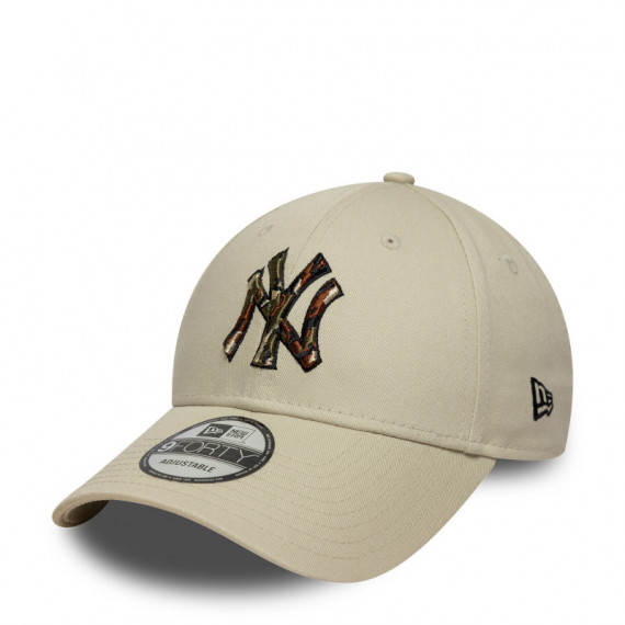 New Era Gorra de lino 9FORTY 60771850-LIGHT BEIGE