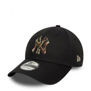 New Era Gorra de lino 9FORTY 60771853-BLACK