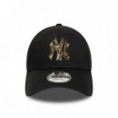 New Era Gorra de lino 9FORTY 60771853-BLACK