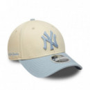 New Era Gorra de lino 9FORTY 60856248-LIGHT BEIGE