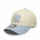 New Era Gorra de lino 9FORTY 60856248-LIGHT BEIGE