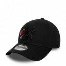 New Era Gorra de lino 9FORTY 60856256-BLACK