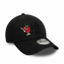New Era Gorra de lino 9FORTY 60856256-BLACK