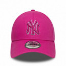 New Era Gorra de lino 9FORTY 60856268-BRIGHT PINK
